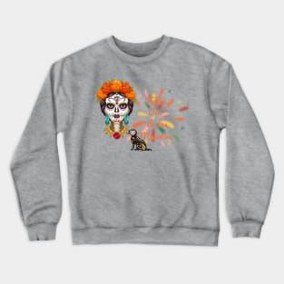 Feliz dia de los muertos Crewneck Sweatshirt